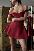 Strapless A Line Graduation Party Dress