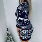 Jana Cozy Knitted Dress Dress with Elegant Everyday Styling