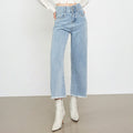 Auria Light Blue Ankle Jeans