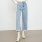 Auria Light Blue Ankle Jeans