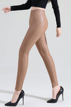 Fleece Lined Faux Leather Leggings
