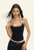 Basic Layered Tank Casual Top