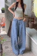 Retro High Waist Wide-Leg Jeans