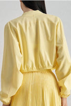 Cropped ZipUp Athletic Jacket