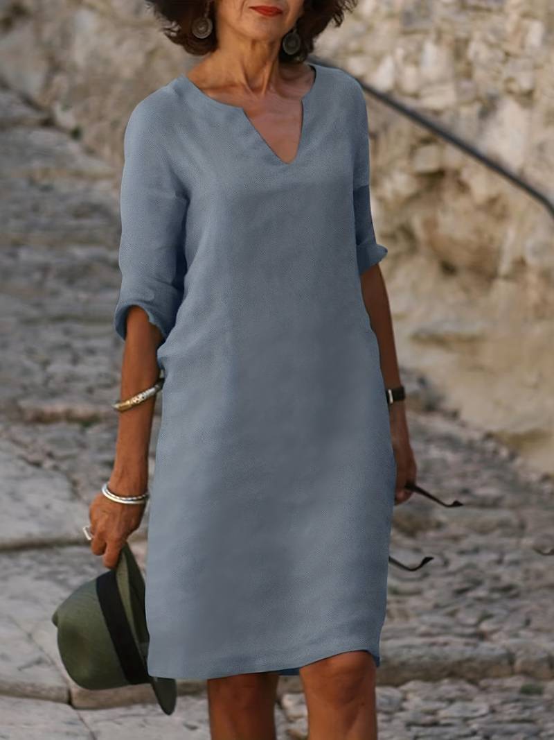 Guiomar Timeless Minimalist Dress Elevated Occasion Wear