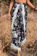 Loose Print Fashion Casual Lace Pants