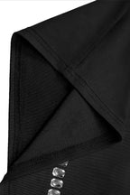 Rhinestone Camisole Crop Top Bodycon Skirt Set