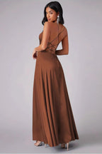 Backless Slit Bodycon Formal Dress