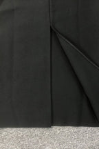 Crystal Trim Gown Formal Dress