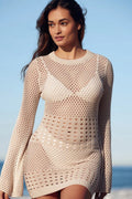 Hollow Out Bodycon Knit Cover Up