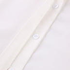 Autumn New Right-Angle Shoulder White Shirt Commuter Temperament Design Sense Niche Long-Sleeved Shirt