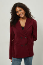 Vintage Double-Breasted Loose Fit Blazer