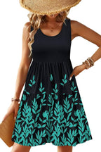 Womens Summer Sundress Boho Floral Casual Tank Dresses