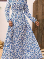 Daisy Floral Long Sleeve Maxi Dress