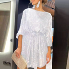 Jennifer Boutique Women's Sequin Mini Dress Premium Wardrobe Essential