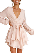 Johana Exclusive Summer Wrap Mini Dress Elevated Occasion Wear