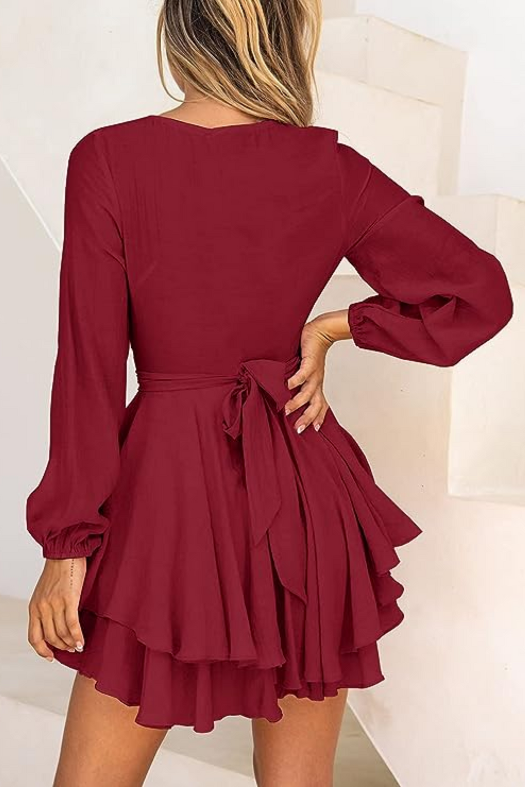 Natalia Exclusive Summer Wrap Mini Dress Boutique Collection