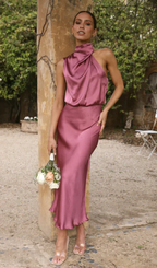 Aranza Exclusive Women's Wedding Guest Dress Midi Boutique Collection