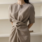 Josefina Timeless Lange Wrap Dress Midi Evening Wear Edit