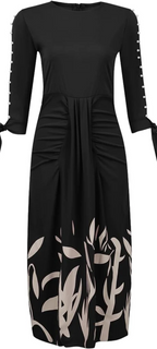 Juana Aesthetic Wrap Dress Festive Midi Statement Occasion Edit