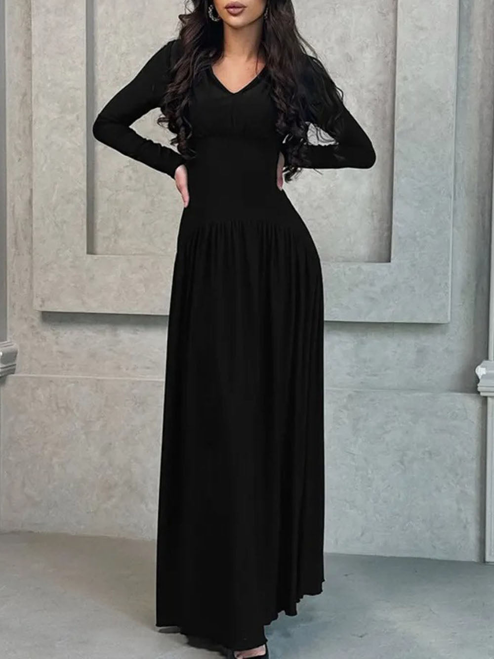 Daniela Long Sleeve Maxi Dress