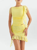 Daphne Ruffle Mini Skirt Set