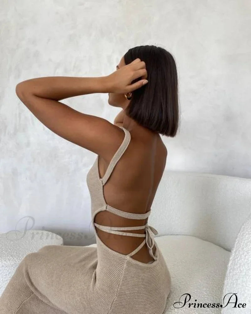 Knitted Stylish Midi Dress