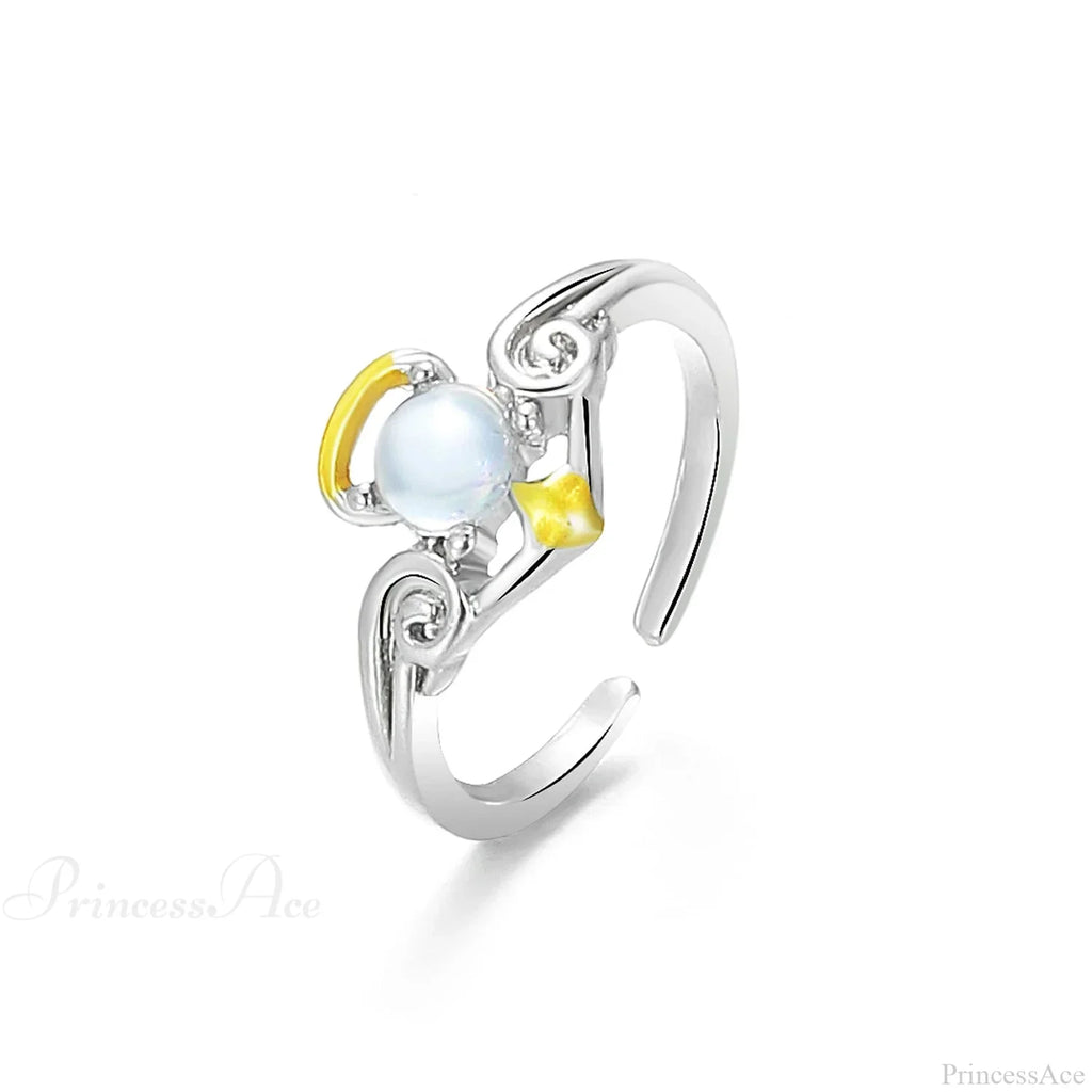 Dark Animal Butterfly Zircon Star Ring