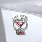 Dark Animal Butterfly Zircon Star Ring