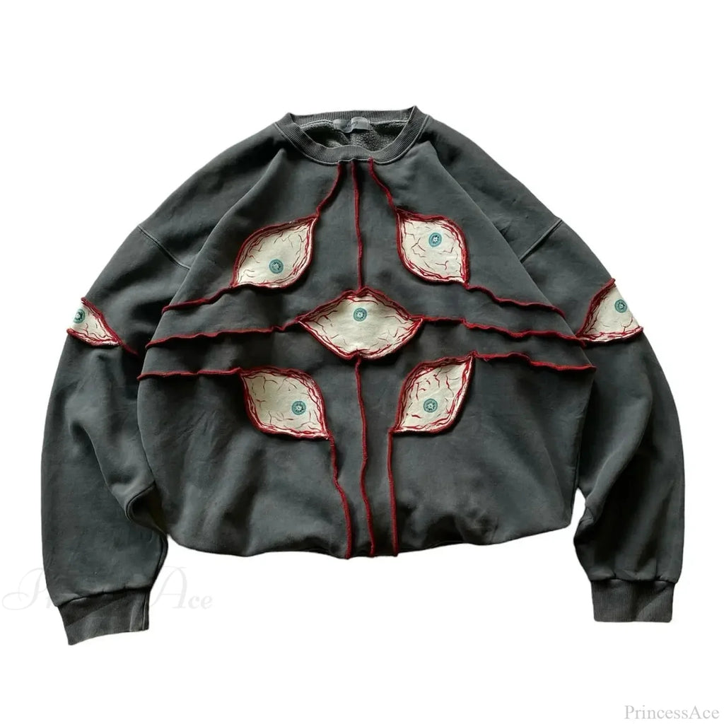Dark Anime Visual Pullover Hoodie