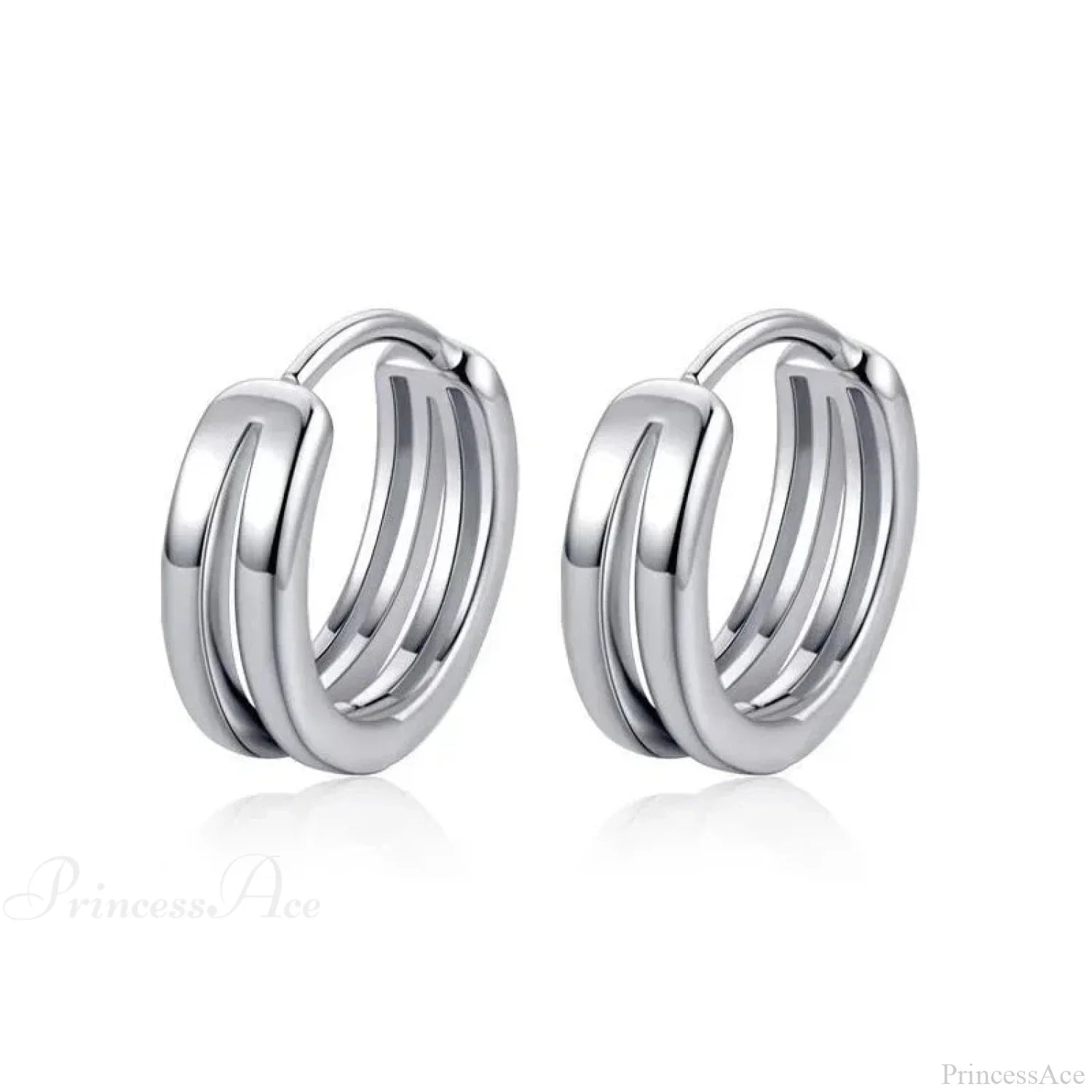 Dark Black Skull Awl Rock Declaration Earring