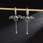 Dark Black Skull Awl Rock Declaration Earring