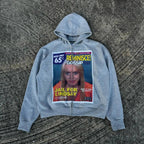 Dark Character Pictorial Zip Hoodie
