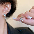 Dark Dragon Envelop Vintage Creature Post Earring