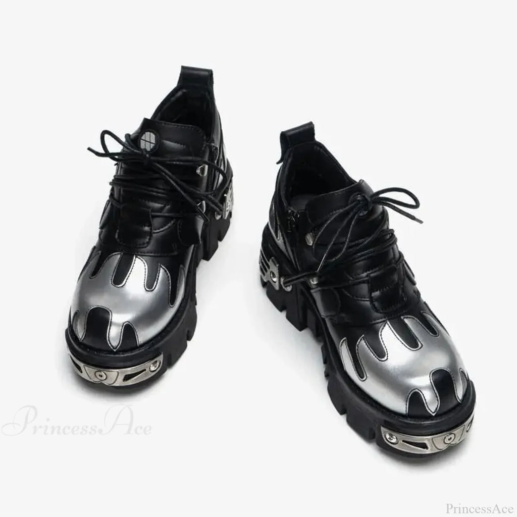 Dark Fire Carved Elevated Sneaker