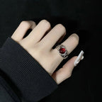 Dark Gothic Crimson Ring