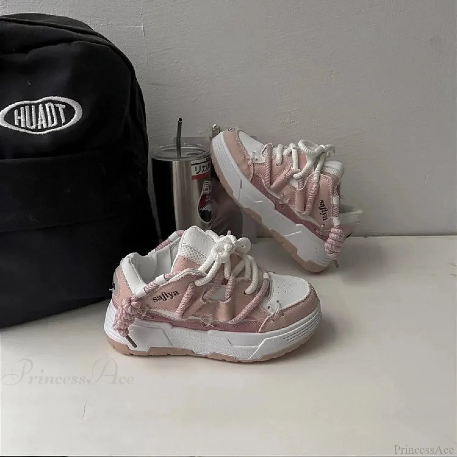 Dark Grey Gothic Bulky Sneaker