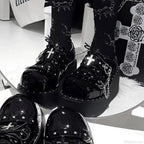 Dark Halloween Cupcake Shoe