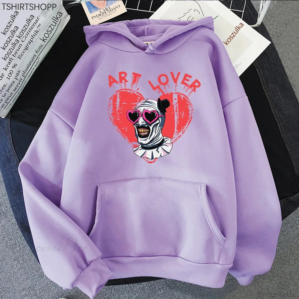 Dark Jester Graphic Pullover Hoodie