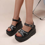 Dark Lolita Elevated Sandal