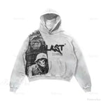 Dark Off Shoulder Pullover Hoodie