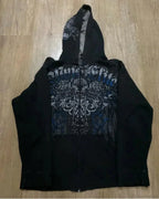 Dark Print Pullover Jumper