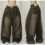 Dark Skull Print Tall Waist Pant