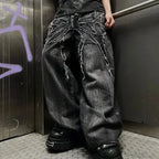 Dark Vintage Cleaning Trousers