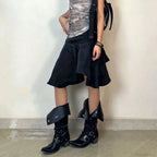 Dark Wasteland Rebel Style Retro Motorcycle Boot