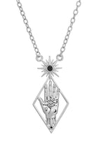 Personalized Palm Totem Necklace and Earrings