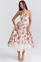 High-End Tulle Ball Gown Spaghetti Strap Party Dress