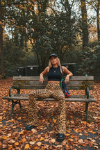 Leopard Print Flare Pant
