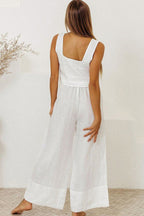 vest sleeveless trousers loose suit