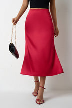 Mermaid Tail Satin Skirt
